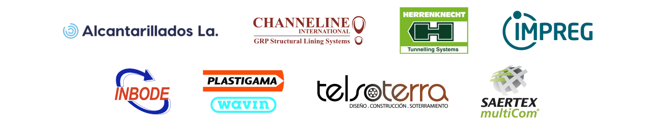 SWPCOL Alcantarillados La, CHANNELINE INTERNATIONAL, HERRENKNECHT AG, Impreg, Inbode, MEXICHEM ECUADOR (PLASTIGAMA WAVIN), Telsoterra, Saertex multiCom